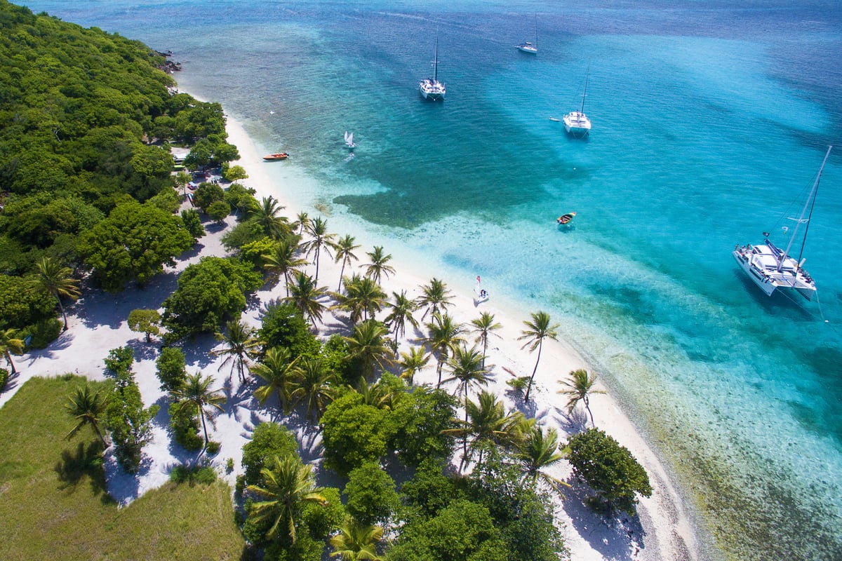 St Lucia Sunsail vacation beach